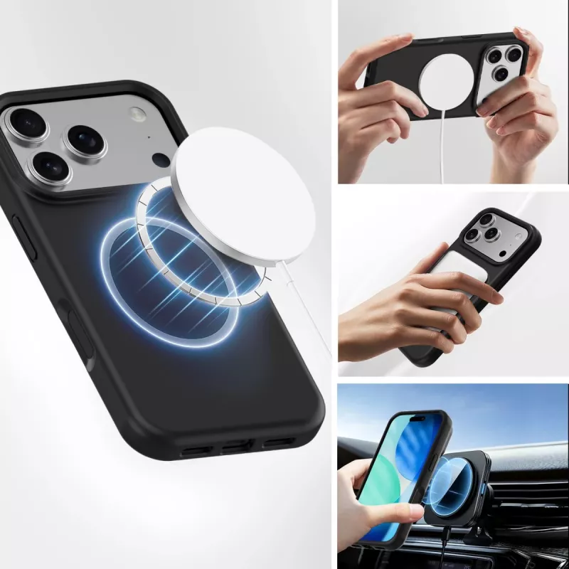 4smarts Silicone Case Cupertino 541570 Hülle für Apple iPhone 17 Pro, MagSafe-kompatibel