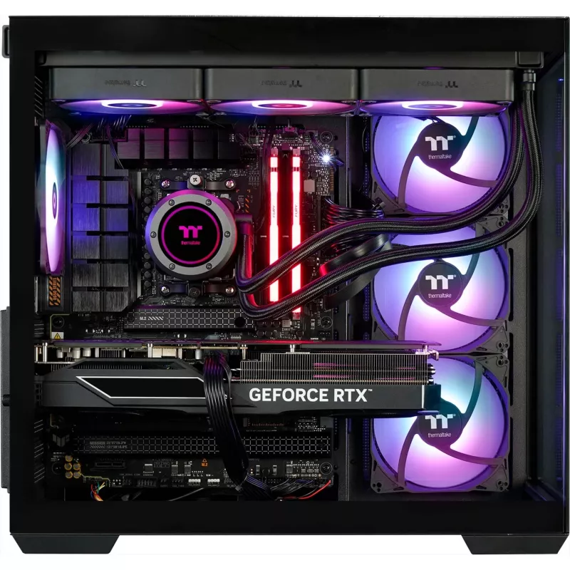 Thermaltake FTW RTX 5070 Ti Gaming-PC, schwarz/transparent, Windows 11 Home 64-Bit (PC-000087-DE)