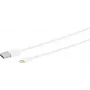 Lightning-Kabel S/CONN 14-12041 1 m Weiß USB-A-Stecker