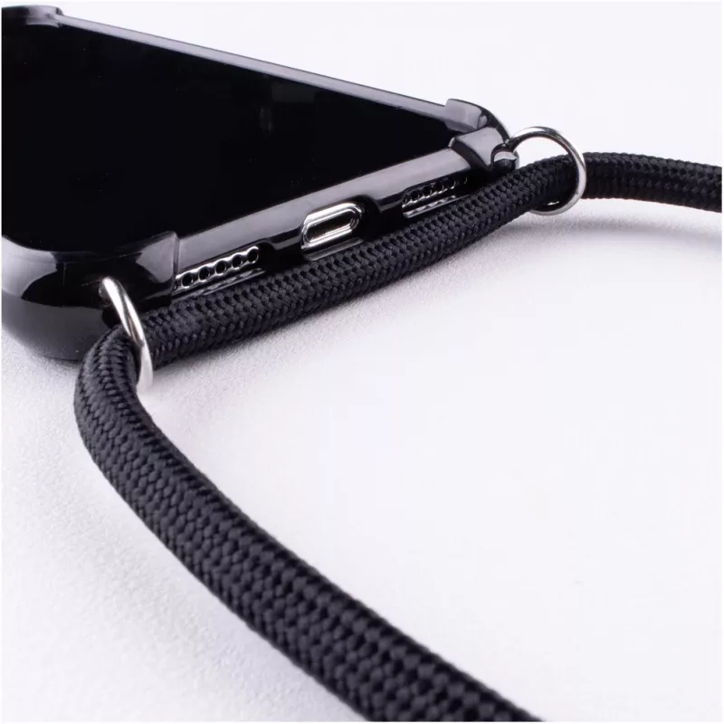 Lookabe Necklace Snake Edition Handyhülle für iPhone XR, Silber/Schwarz