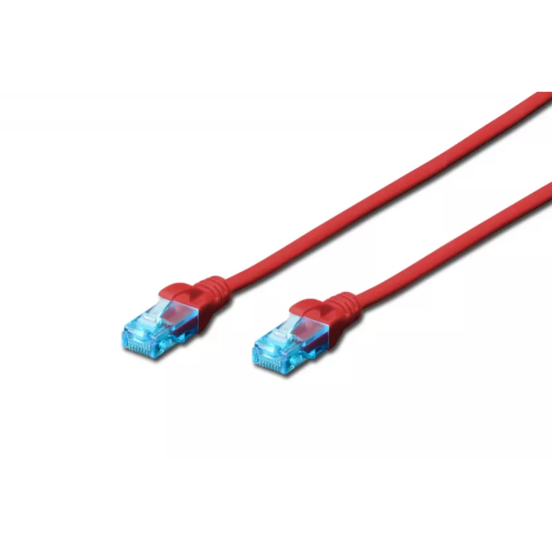 Digitus Patchkabel U UTP Kategorie 5e 5m PVC Rot (DK-1512-050/R)