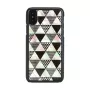 iKins Pyramid Hülle für iPhone XS/X, Schwarz, K1623J