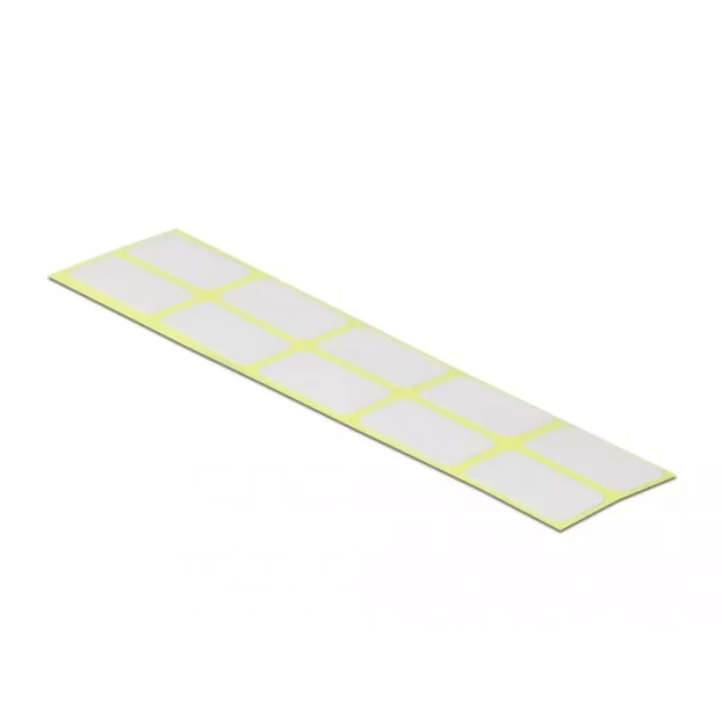 DeLOCK 18825 Kabelbinder, 180 x 2,5 mm, 10 Stück, farbig sortiert, mit Beschriftungsfeld