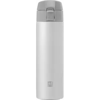 ZWILLING THERMO Thermos Flask, Travel Mug, Double Wand Insulation, Safety Seal, 450 Ml, Höhe: 22,8 cm, Weiß