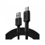 USB-Kabel Green Cell KABGC22 USB 2.0 1,2 m USB A USB C Schwarz