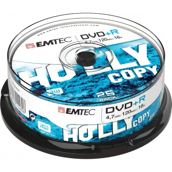 Optische Disc DVD+R EMTEC ECOVPR472516CB 4,7 GB 16×, Spindel 25 Stück