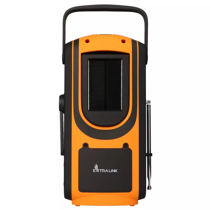 Extralink Power Ranger EPS-6000 | Powerbank | 6000mAh, FM-Radio, LED-Licht, Dynamo, Solarpanel