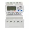 Dreiphasen-Energiezähler QOLTEC 50883 Wi‑Fi 400V mit LCD-Anzeige