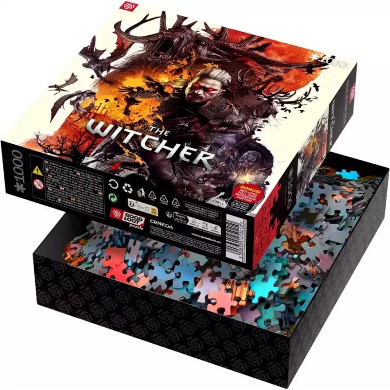 Good Loot Gaming Puzzle: The Witcher Monsters, 1000 Teile