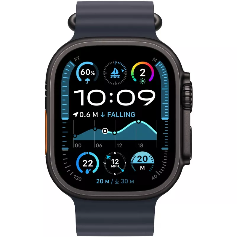 Navy Ocean Band 49 mm – Schwarz Titanium Finish
