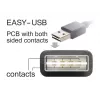 USB-Kabel DeLOCK EASY-USB 2.0-A 2m Schwarz