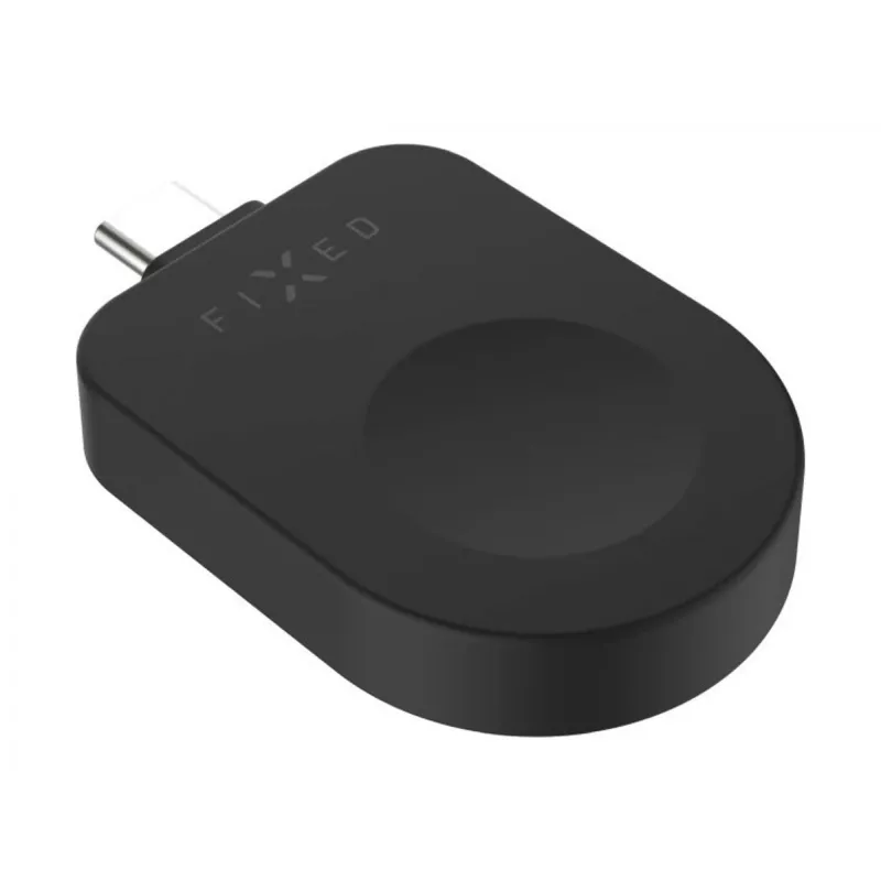 Festes USB-C-Ladeadapter FIXED FIXDW-AWAP-BK für Apple Watch Powerstation Uni, kompakter Ersatz