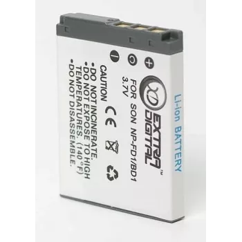 Extra Digital Akku NP-BD1 / NP-FD1 3,6 V 1200 mAh wiederaufladbarer Lithium-Ionen-Akku