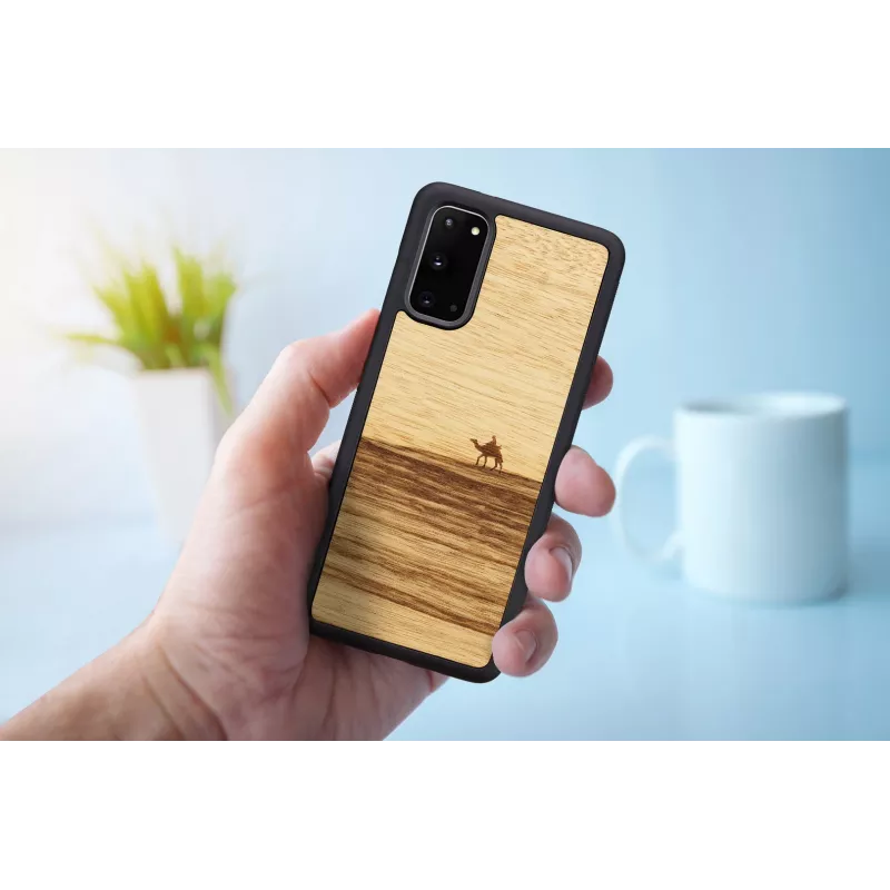 Smartphone-Hülle Man and Wood Galaxy S20 Terra Schwarz – Schutzcover für Samsung Galaxy S20