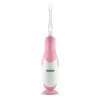 Elektrische Zahnbürste neno Denti Pink für Kinder — vibrierend, weiche Borsten, AAA-Batterie, 2‑Minuten-Timer