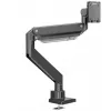 ONKRON G130-B Schwenk- und neigbare Tischhalterung für 17-57 Zoll Monitore, bis 27 kg, Schwarz