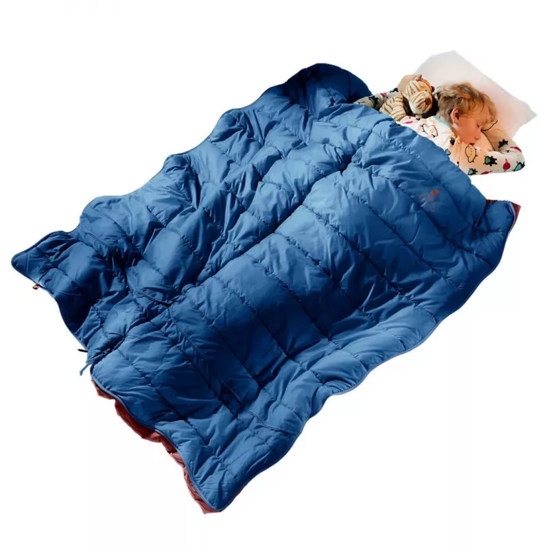 Deuter Kinderschlafsack Starlight SQ (130-170 cm) - nightblue/redwood