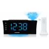 Blaupunkt CRP81USB Radiowecker mit Projektion und USB-Ladefunktion, Schwarz