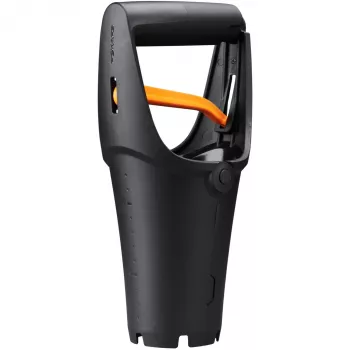 Fiskars Solid Zwiebelpflanzer, 24 cm, Schwarz/Orange (1057079)
