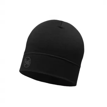 BUFF MERINO LEICHTGEWICHT-BEANIE SOLID Schwarz onesize Mütze Standard
