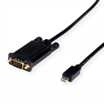 Videokabel-Adapter VALUE 11.99.5806 1,5m Mini DisplayPort auf VGA