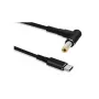 Kabeladapter Microconnect USBC-DC-5A-15V USB C auf 5,5*2,5 1,2 m Schwarz