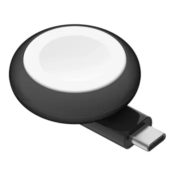 Belkin BoostCharge Tragbares USB-C Apple Watch Ladegerät, Schwarz (WIZ022glBK-B1)