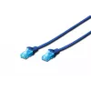 Patchkabel U/UTP Cat.5e PVC 0,5m blau