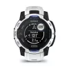 Garmin Instinct 3 Solar Smartwatch, 45 mm, Black/Stone White, Silikonarmband (010-02934-03)