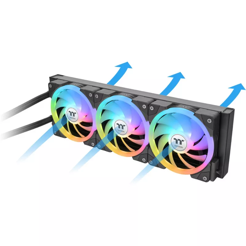 AIO-Flüssigkeits-CPU-Kühler THERMALTAKE MAGFloe 360 Ultra — 360-mm-Radiator, RGB-Lüfter