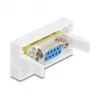 Delock 81556 Easy 45 Modul, Sub-D 9 Buchse auf Buchse, 22,5 x 45 mm