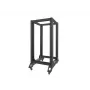 Freistehendes Rack LANBERG OR01-6822-B 22U, 600 mm B x 800 mm T, schwarz, 600 kg Tragfähigkeit