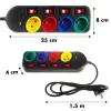 Steckdosenleiste 4 Steckdosen 1,5m MCE508 B