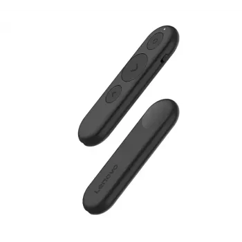 Lenovo | Tragbarer wiederaufladbarer Präsentationsfernbedienung | Schwarz
