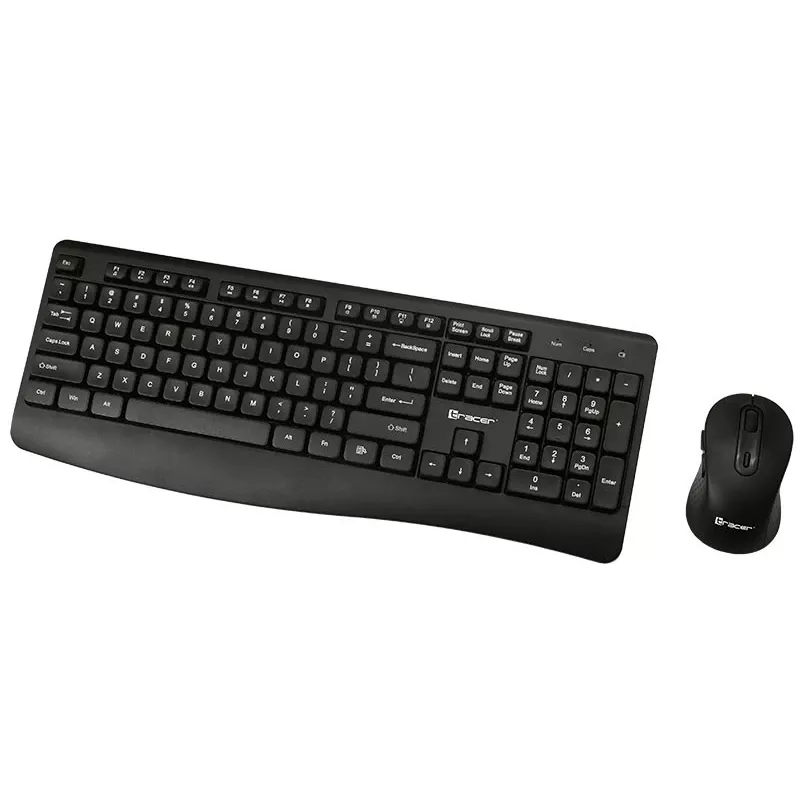 Tracer Bartix II RF Nano kabelloses Tastatur-Maus-Set, 2,4 GHz, Schwarz