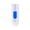 Transcend JetFlash 790 TS128GJF790W USB-Stick, 128 GB, USB 3.1 Gen 1, ausfahrbarer Anschluss, Weiß