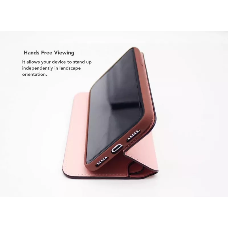 Folio Case VixFox für iPhone XSMAX – Pink, schützende Brieftaschenhülle