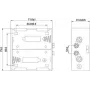 Goobay 11452 BH D Batteriehalter für 2 x D-Zellen, Schwarz
