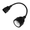 Savio CL-180 Netzkabel-Adapter IEC C14 auf CEE 7/5, 15 cm