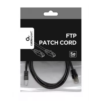 Patchkabel CAT5E FTP 2M/PP22-2M/BK Gembird