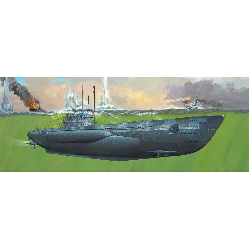 Plastikmodellbausatz REVELL Deutsches U-Boot Typ VII C/41 1:72