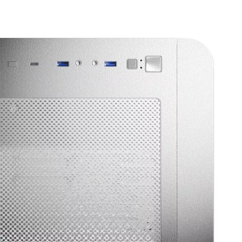 LC-Power Gaming 8001W Pro-Storm Light Midi-Tower ATX Gehäuse, weiß (LC-8001W-ON)