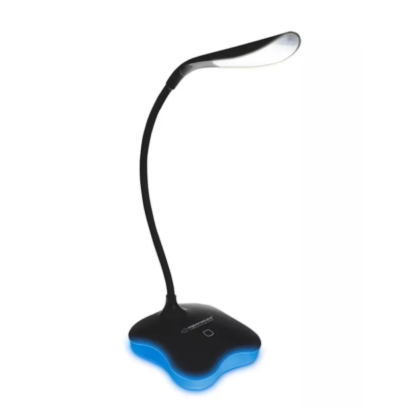 Esperanza ELD105K Mimosa LED-Schreibtischlampe, 3 W, schwarz