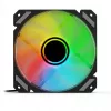 SHARKOON SHARK Mirror RGB PWM 120 mm Gehäuselüfter, 1500 RPM, schwarz