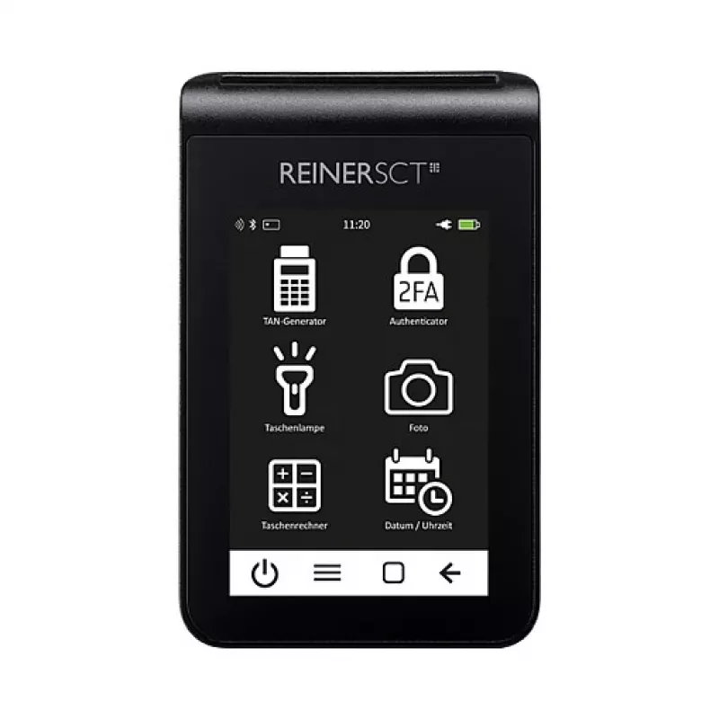 ReinerSCT tanJack deluxe TAN-Generator Kartenleser, schwarz, USB Type-C
