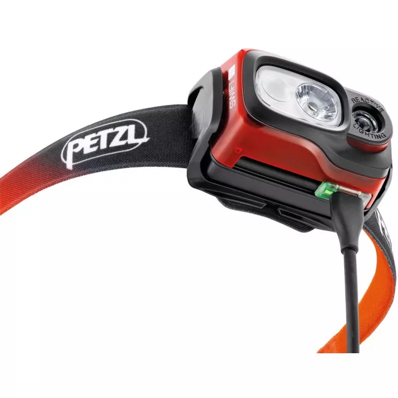 Petzl SWIFT RL Schwarz, Weiß Stirnband-LED-Taschenlampe