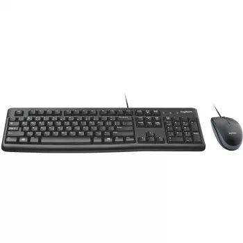 Desktop MK120, kabelgebunden, USB, QWERTZ, schwarz, Maus inklusive