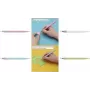 Einzieh-Universalmesser NT Cutter D-401P — weiß, ergonomisches Design, einziehbare Klinge