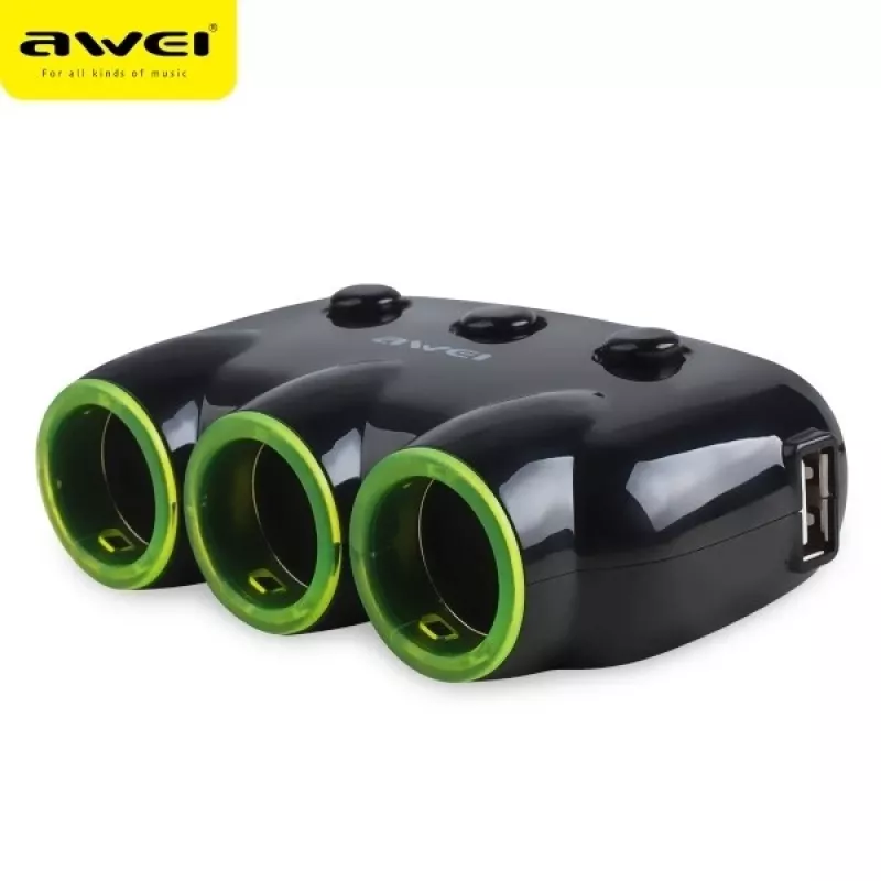 Auto-Zigarettenanzünder-Adapter Awei C-35 für 12V- und 24V-Steckdosen