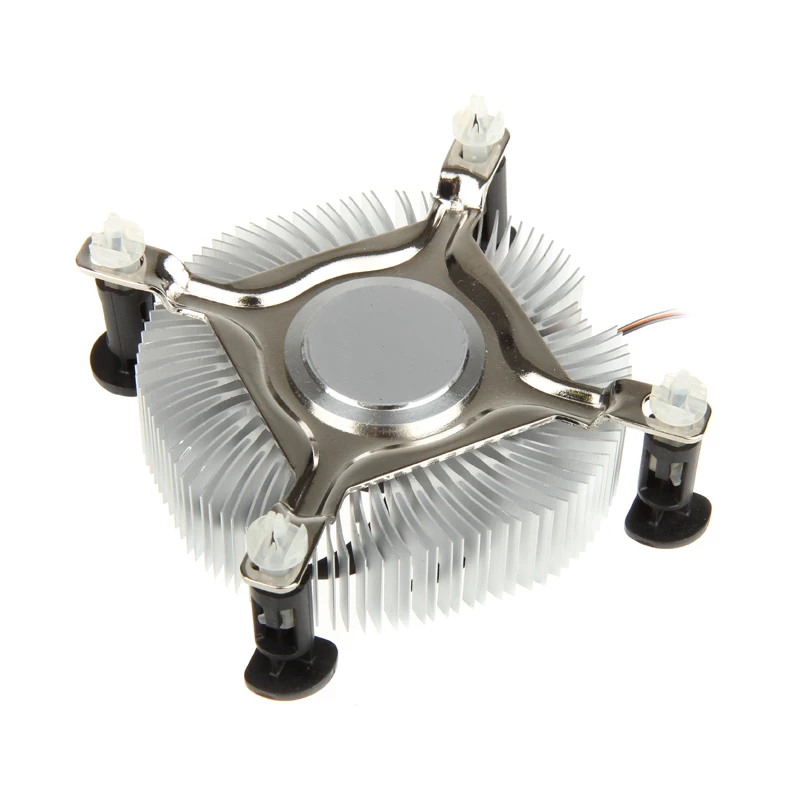 Akasa AK-CC7122BP01 Low-Profile-CPU-Kühler, LGA775/LGA1156/LGA1155, Aluminium, 75 mm